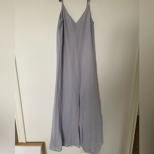 Front slit linen like babaton dress
